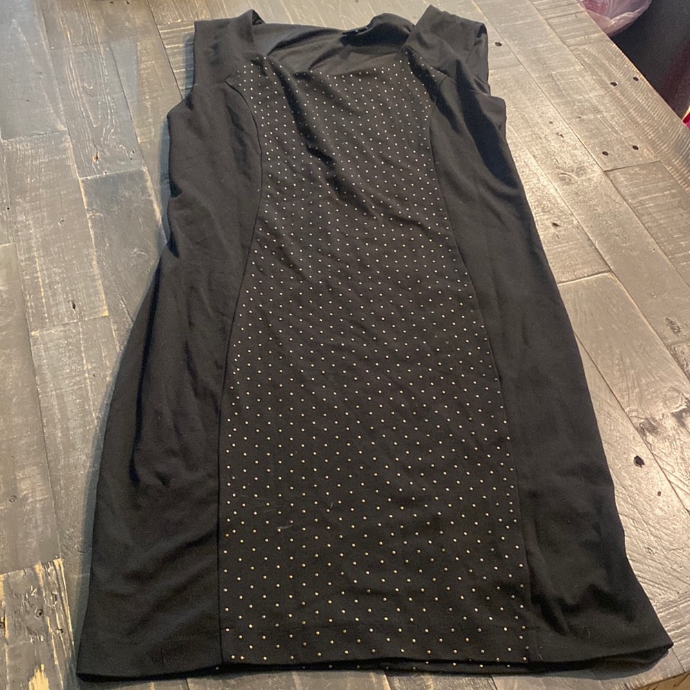 Torrid Black w/ Gold Accents Dress